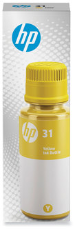 HP 31 High Yield Original Ink Bottle (1VU28AN) High-Yield Yellow