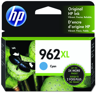 HP 962XL Original Ink Cartridge (3JA00AN) High-Yield Cyan