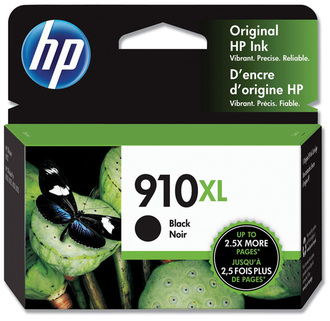 HP 910XL Series Original Ink Cartridges (3YL65AN) High-Yield Black Cartridge