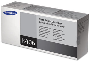 Samsung CLT-406S Toner Cartridges SU122A (CLT-K406S) 1,500 Page-Yield, Black