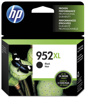 HP F6U15AN, F6U19AN, 3YP21AN (952, 952XL) Black Original Ink Cartridge 952XL, (F6U19AN) High-Yield