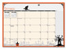 A Picture of product HOD-23908 House of Doolittle™ Seasonal Monthly Planner Illustrated Seasons Artwork, 10 x 7, Light Blue Cover, 12-Month (Jan to Dec): 2024