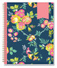 A Picture of product BLS-103617 Blue Sky® Day Designer Peyton Create-Your-Own Cover Weekly/Monthly Planner Floral Artwork, 11 x 8.5, Navy, 12-Month (Jan-Dec): 2024