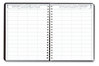 A Picture of product HOD-28102 House of Doolittle™ Eight-Person Group Practice Daily Appointment Book 11 x 8.5, Black Cover, 12-Month (Jan to Dec): 2024