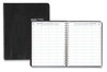 A Picture of product HOD-28102 House of Doolittle™ Eight-Person Group Practice Daily Appointment Book 11 x 8.5, Black Cover, 12-Month (Jan to Dec): 2024