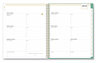 A Picture of product BLS-103618 Blue Sky® Day Designer Peyton Create-Your-Own Cover Weekly/Monthly Planner Floral Artwork, 11 x 8.5, White, 12-Month (Jan-Dec): 2024