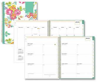 Blue Sky® Day Designer Peyton Create-Your-Own Cover Weekly/Monthly Planner Floral Artwork, 11 x 8.5, White, 12-Month (Jan-Dec): 2024