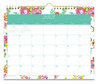 A Picture of product BLS-107936 Blue Sky® Day Designer Peyton Academic Year Wall Calendar Floral Artwork, 11 x 8.75, White Sheets, 12-Month (July to June): 2024 2025