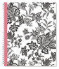 A Picture of product BLS-130606 Blue Sky® Analeis Academic Year Create-Your-Own Cover Weekly/Monthly Planner Floral, 11 x 8.5, White/Black/Coral, 12-Month (July to June): 2024-2025