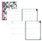 A Picture of product BLS-130606 Blue Sky® Analeis Academic Year Create-Your-Own Cover Weekly/Monthly Planner Floral, 11 x 8.5, White/Black/Coral, 12-Month (July to June): 2024-2025