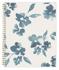 A Picture of product BLS-131951 Blue Sky® Bakah Academic Year Weekly/Monthly Planner Floral Artwork, 11 x 8.5, Blue/White Cover, 12-Month (July-June): 2024-2025