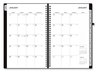 A Picture of product BLS-143589 Blue Sky® Aligned™ Weekly/Monthly Planner 8 x 5, Black Cover, 12-Month (Jan to Dec): 2024