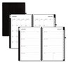 A Picture of product BLS-143589 Blue Sky® Aligned™ Weekly/Monthly Planner 8 x 5, Black Cover, 12-Month (Jan to Dec): 2024