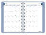 A Picture of product RED-CA201F02 Blueline Academic Daily/Monthly Planner 8 x 5, Cyan Cover, 12-Month (Aug to July): 2024 2025