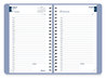 A Picture of product RED-CA201F02 Blueline Academic Daily/Monthly Planner 8 x 5, Cyan Cover, 12-Month (Aug to July): 2024 2025