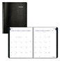 A Picture of product RED-CA701BLK Blueline Academic Monthly Planner 11 x 8.5, Black Cover, 14-Month (July to Aug): 2024 2025