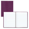 A Picture of product RED-A7RAS Blueline® Executive Notebook 1-Subject, Medium/College Rule, Grape Cover, (72) 9.25 x 7.25 Sheets