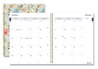 A Picture of product RED-C701PG02 Blueline® Monthly 14-Month Planner Spring Floral Watercolor Artwork, 11 x 8.5, Multicolor Cover, (Dec to Jan): 2023 2025