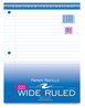 A Picture of product ROA-20020 Roaring Spring® Notebook Filler Paper 3-Hole, 8 x 10.5, Wide/Legal Rule, 200/Pack