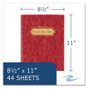 A Picture of product ROA-72900 Roaring Spring® Teacher's Record and Roll Book Five to Six Week Term: Two-Page Spread (50 Students), 11 x 8.5, Green/Gold Cover