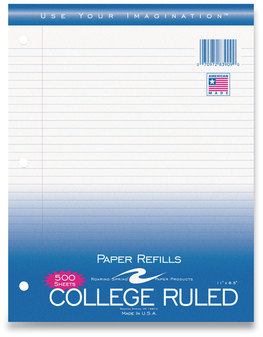 Roaring Spring® Notebook Filler Paper 8.5 x 11, College Rule, 500/Pack