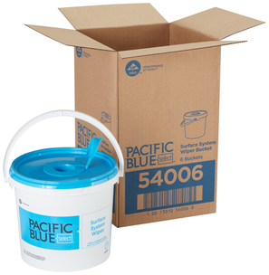 PACIFIC BLUE SELECT® SURFACE SYSTEM BUCKET BY GP PRO (GEORGIA-PACIFIC), WHITE, 6 BUCKETS PER CASE