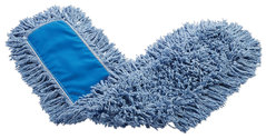 Rubbermaid Commercial Products Twisted Loop Blended Yarn Dust Mop. 5 X 36 in. Blue. 12/case.