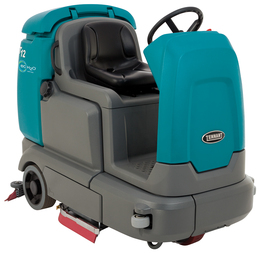 T12 Rider - Conventional Cylindrical Scrubbing Compact Battery Ride-On Floor Scrubber