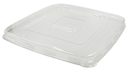 7" FLAT LID FOR SQUARE BOWLS.  300 PER CASE.