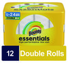 A Picture of product PGC-11093 Bounty® Essentials Select-A-Size Kitchen Roll Paper Towels. 2-Ply. 108 sheets/roll, 12 rolls/carton.