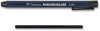 A Picture of product TOM-51538 Tombow® Mechanical Wax-Based Marking Pencil 4.4 mm, Black Wax, Navy Blue Barrel, 10/Box