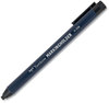 A Picture of product TOM-51538 Tombow® Mechanical Wax-Based Marking Pencil 4.4 mm, Black Wax, Navy Blue Barrel, 10/Box