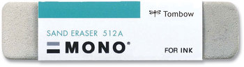 Tombow® Mono® Sand Eraser For Pencil/Ink Marks, Rectangular Block, Small, White