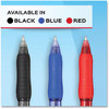 A Picture of product PAP-2113555 Paper Mate® Profile™ Retractable Ballpoint Pen Medium 1 mm, Blue Ink, Translucent Barrel, 4/Pack