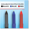 A Picture of product PAP-2124505 Paper Mate® Write Bros.® Grip Ballpoint Pen Stick, Medium 1 mm, Red Ink, Barrel, Dozen