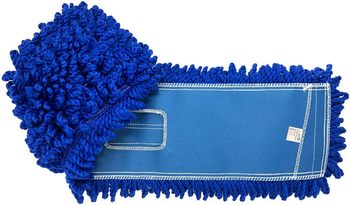 Kleen Handler Washable Microfiber Dust Mop. 24 in. Blue.