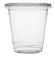 A Picture of product FIS-3178FLS Super Sips PET Flat Lids with Slot (78 mm) for 8-10 oz. Cups. Clear. 1000/case.