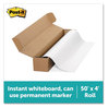 A Picture of product MMM-FWS50X4 Post-it® Flex Write Surface, The Permanent Marker Whiteboard Surface FWS50x4, 50 ft x 4 ft