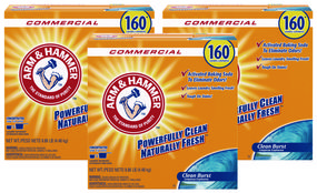 Arm & Hammer™ Laundry Detergent Powder Clean Burst, 9.86 lb Box, 3/Carton