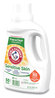 A Picture of product CDC-3320050026 Arm & Hammer™ HE Compatible Liquid Detergent Unscented, 50 Loads, oz Bottle, 8/Carton