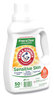 A Picture of product CDC-3320050026 Arm & Hammer™ HE Compatible Liquid Detergent Unscented, 50 Loads, oz Bottle, 8/Carton