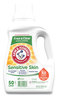 A Picture of product CDC-3320050026 Arm & Hammer™ HE Compatible Liquid Detergent Unscented, 50 Loads, oz Bottle, 8/Carton