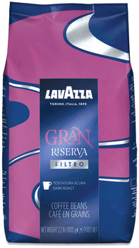 Lavazza Gran Riserva Whole Bean Coffee Dark and Bold, 2.2 lb Bag