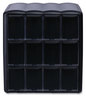 A Picture of product LAV-25200002 FLAVIA® Four Column Merchandiser 12 Compartments, 15.2 x 17.2 16.3, Black