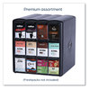 A Picture of product LAV-25200002 FLAVIA® Four Column Merchandiser 12 Compartments, 15.2 x 17.2 16.3, Black