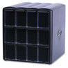 A Picture of product LAV-25200002 FLAVIA® Four Column Merchandiser 12 Compartments, 15.2 x 17.2 16.3, Black