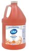 A Picture of product DIA-35452 Dial Pro Antibacterial Defense Original Foaming Hand Wash Plus Aloe. 1 gal. Peach. Original scent. 4 bottles.