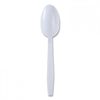 A Picture of product BWK-TSHWPPWIW Boardwalk® Heavyweight Wrapped Polypropylene Cutlery Teaspoon. White. 1,000/carton.