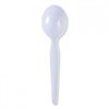 A Picture of product BWK-SOUPHWPSWH Boardwalk® Heavyweight Polystyrene Cutlery Soup Spoon. White. 1000/carton.