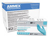 A Picture of product AXC-APFN46100 AMMEX® Professional Powder-Free Nitrile Exam Gloves. Size Large. 3 mil. Light Blue. 100/box, 10 boxes/carton.